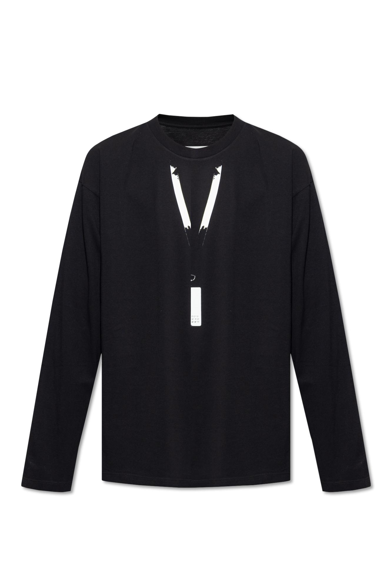 Black T-shirt with long sleeves MM6 Maison Margiela - Vitkac Canada